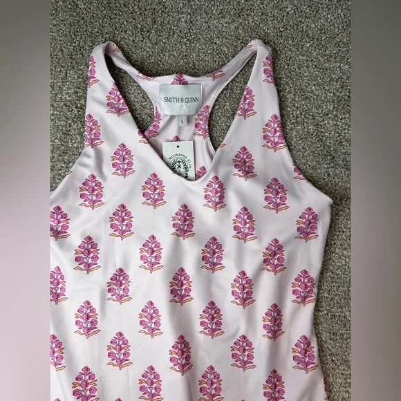 Women’s Pink Floral Women's Casual Active Dress - NEW- Large - Picture 2 of 6